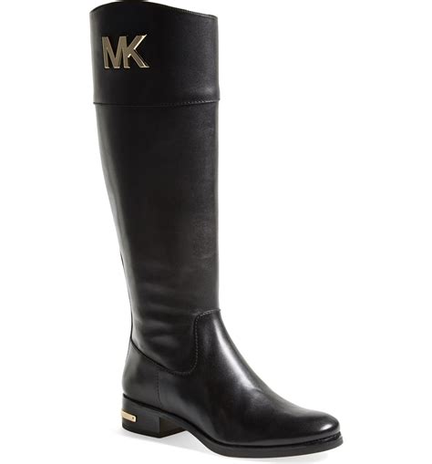 michael kors hayley leather boots|Michael Kors ankle boots sale.